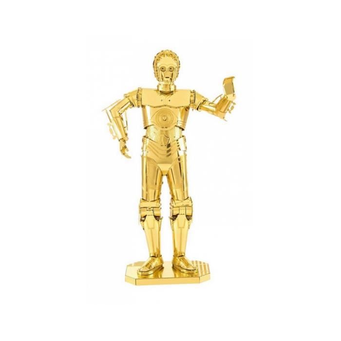 Maquette en métal C-3PO doré Star Wars - METAL EARTH - Modèle à construire en métal - Licence Star Wars