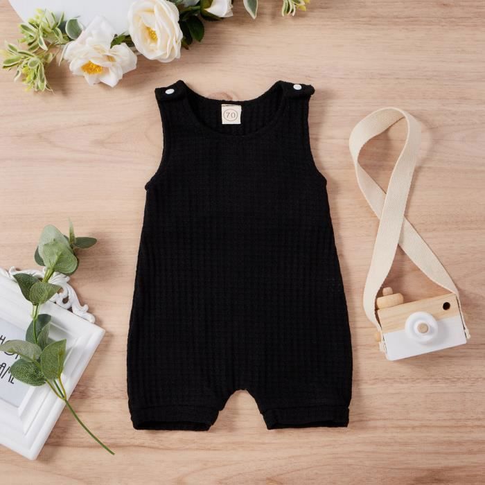 Combinaison Barboteuse + Veste Smoking Bébé Garçon - 2 Pièces Noir Noeud Papillon - Neuf Avec étiquettes