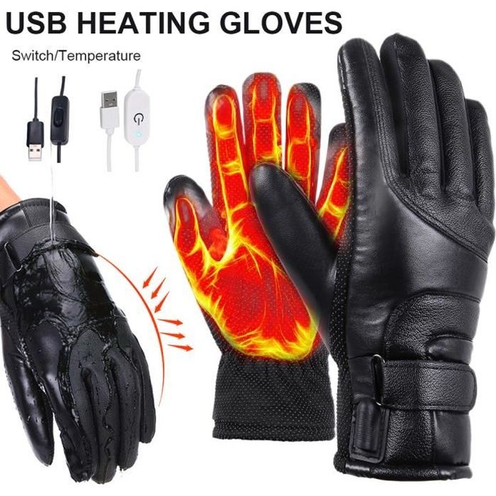 Gants Chauffants Électriques Rechargeables Usb Gants Chauffants