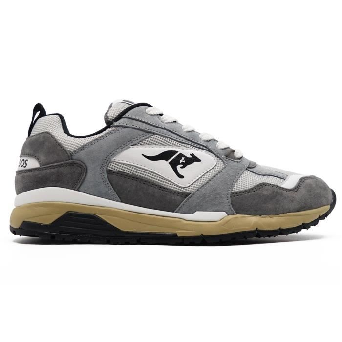 KangaROOS Baskets KangaROOS Exo II Ultimate - steel grey/vapor grey - 36 - Homme - Cuir - Lacets