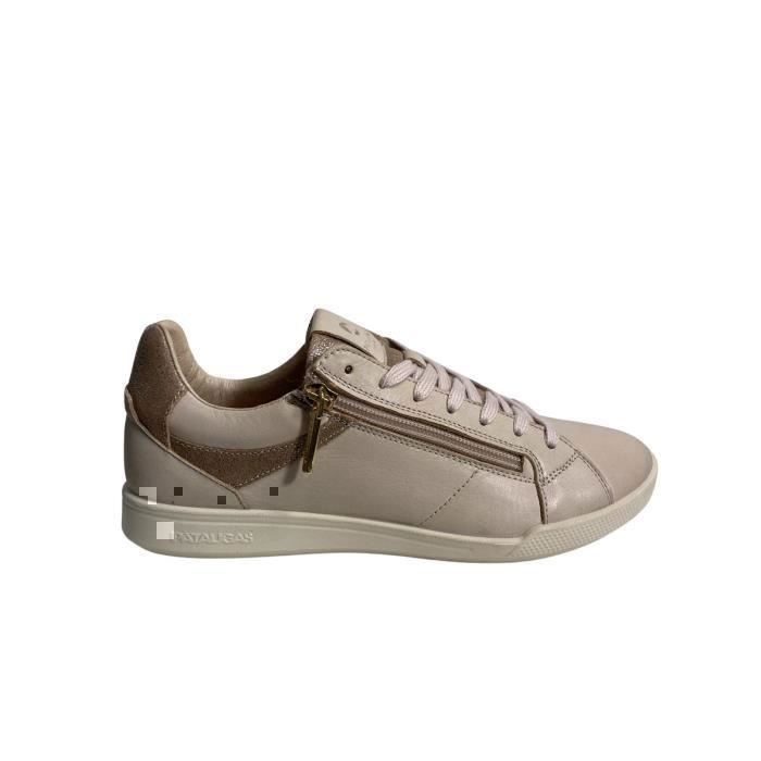 Pataugas Baskets femme Pataugas Palme L/Cl F2I - nude