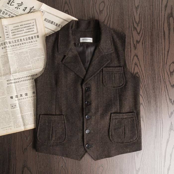 Gilet De Costume En Tweed Pour Homme Alizeal - Élégant, à Carreaux Et Ajustable
