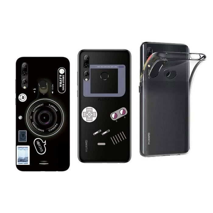 Coque Huawei P Smart ZHonor 9XHonor 9X Pro Souple Gel TPU Pack de 3
