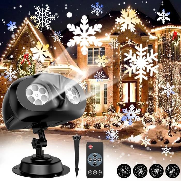Lampe Projecteur Noel Decoration noel exterieur Hibou binoculaire  télécommande extérieure pelouse lumière motif de Projection 9W - Cdiscount  Maison