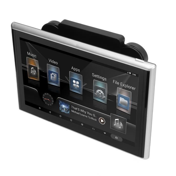 SUC-tablette de moniteur d'appui-tête de télévision de voiture Lecteur vidéo d'appui-tête de voiture 9 pouces HD 1920 X