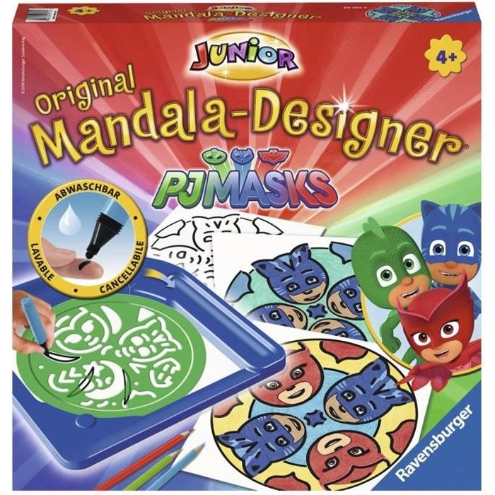 Les Pyjamasques Mandala Designer Cdiscount Jeux Jouets