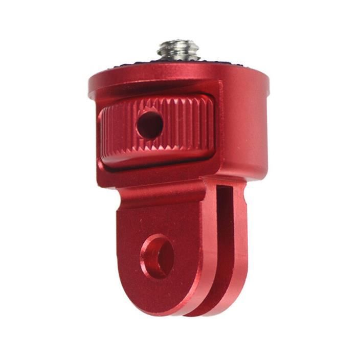 Lot De 2 Adaptateurs Rotatifs 360° Pour Trépied - Filetage 1/4", Aluminium, Compatible GoPro Et Caméras D'action