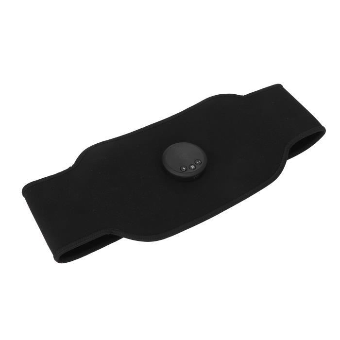 Ceinture électrostimulation Abdos Et Bras – Rechargeable USB – Noire