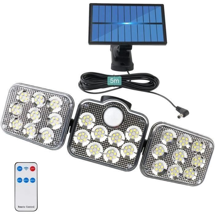 Lumière Solaire à Clip Avec Détecteur De Mouvement - Éclairage LED Portable Pour Jardin, Garage, Camping - Étanche - 7