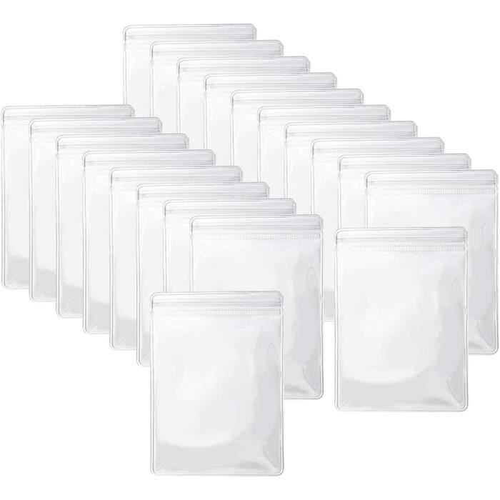 Generic 60 sacs plastique refermables transparents ,conservation