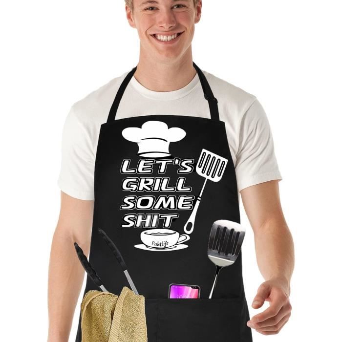 Tablier Papa Fete Des Peres Tablier Barbecue Papa Cuisine Homme Tablier  Cuisine Homme Humour - Cadeau Original Fete Peres Tab[u417] - Cdiscount  Maison