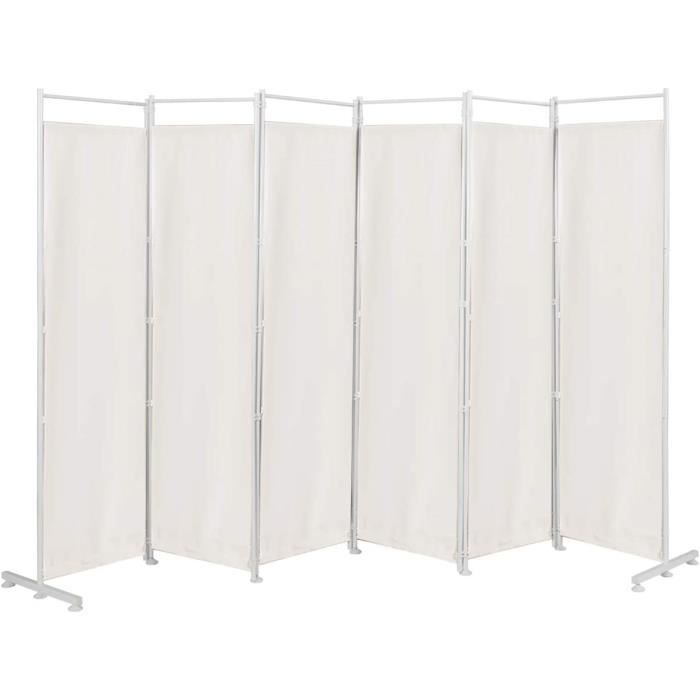 Cloison De Séparation 4 Panneaux Séparateur De Pièce Paravent Pliable