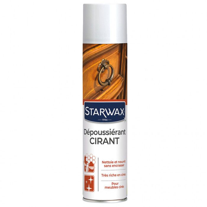 Nettoyant dépoussiérant mobilier intérieur - cirant - 400 mL