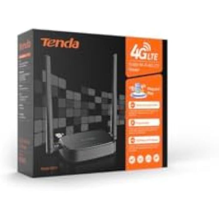 Routeur Tenda N300 Wi-Fi 4G LTE 4G05 – Compatible avec les smartphones – Bande de fréquence 24 GHz