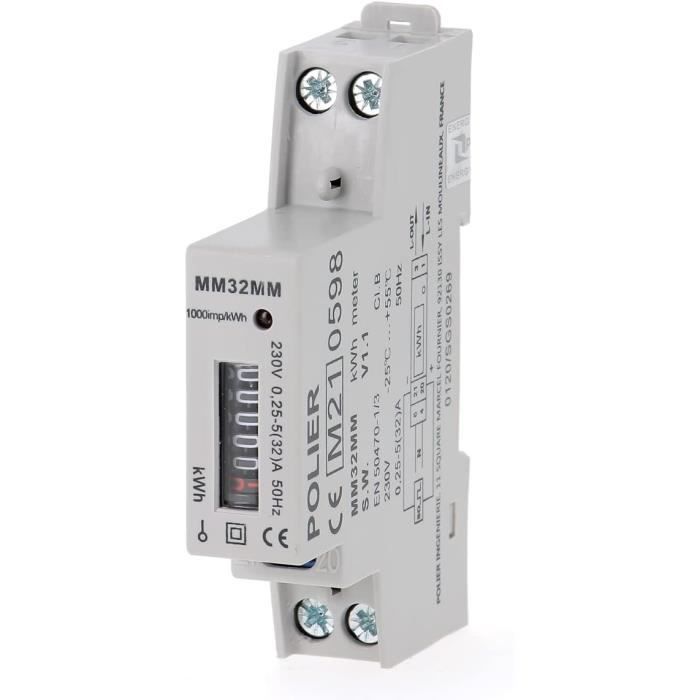 SUC-compteur d'énergie ferroviaire Compteur monophasé, petit compteur