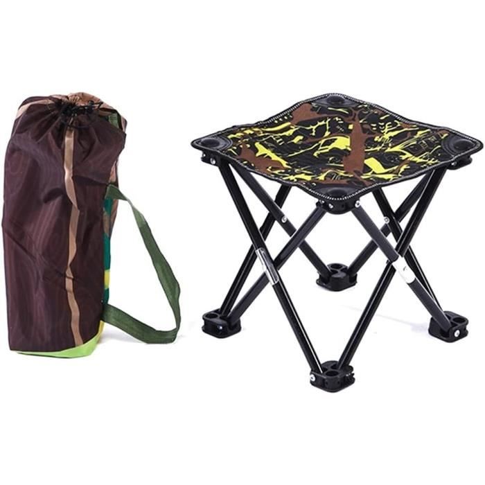 Chaises De Camping Pliantes Légères - Toile, Métal, Couleur Marron - Parfaites Jardin, Plage, Pêche