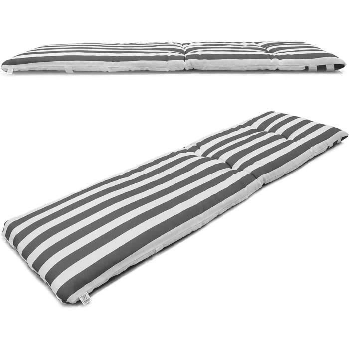 Matelas Pour Chaise Longue LC – Style Bauhaus – Revêtement Poney Noir Et Blanc – Neuf (Italie)