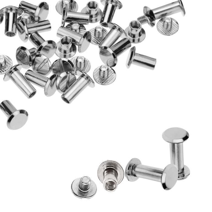 Lot 30 Rivets Plastique 8 Mm – Fixations à Pression Pour Voiture, Garde-Boue, Pare-Chocs, Noir