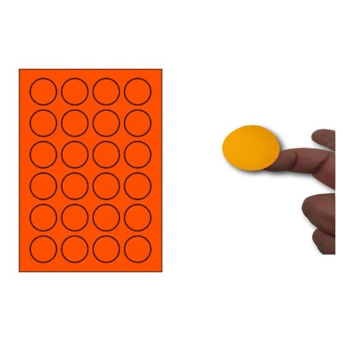 10MM GOMMETTES AUTOCOLLANTES Rondes Pastille Autocollante Couleur 20