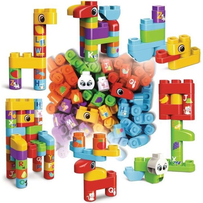 VTECH - Bla Bla Blocks - Coffret 50 blocs (sans électronique)