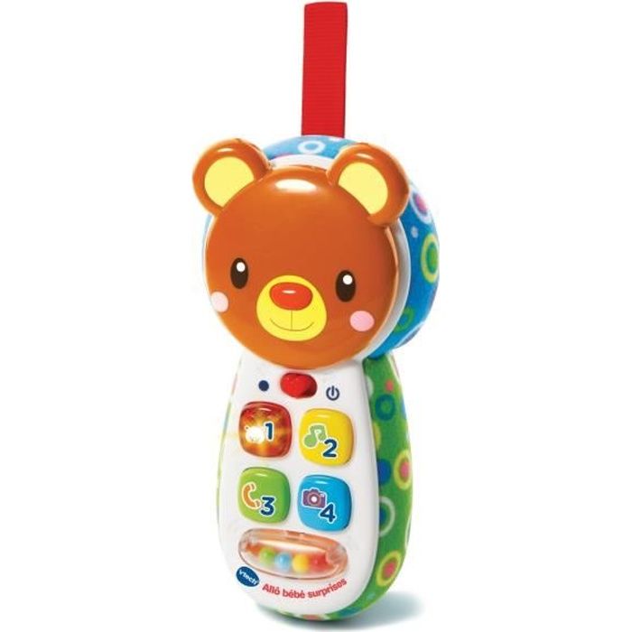 Jouet téléphone Allô Bébé Surprises - Rose