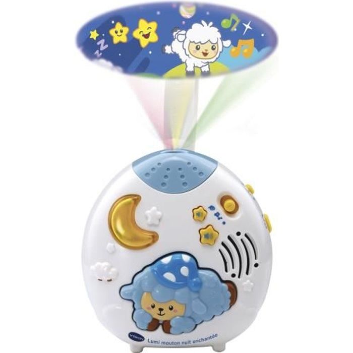 Veilleuse musicale - VTECH BABY - Lumi Mouton Nuit Enchantée Bleu -  Berceuses et sons de la nature - Cdiscount Puériculture & Eveil bébé