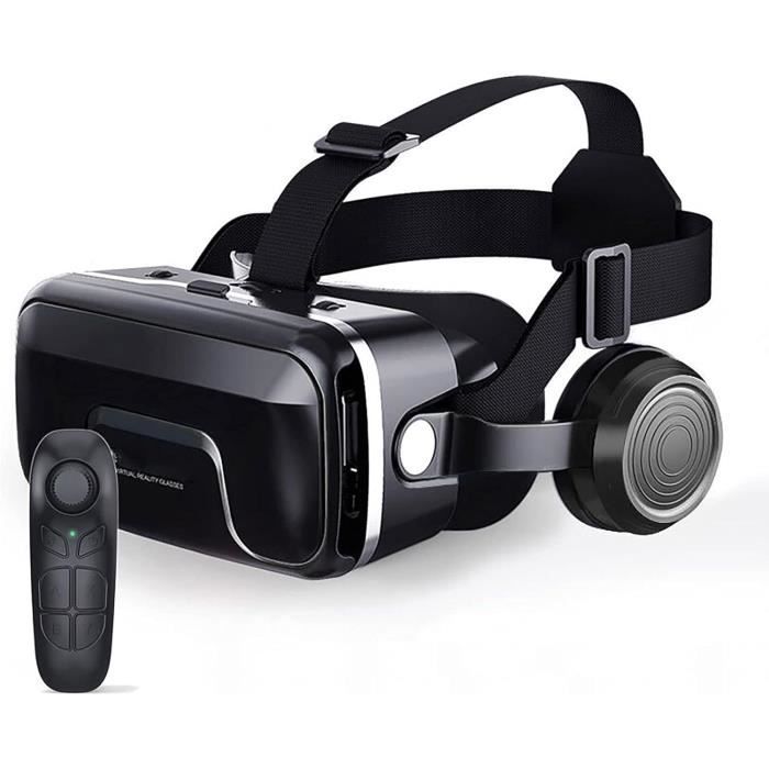 Lunettes Réalité Virtuelle XWP 3D - Son Surround, Lentilles HD, Protection Lumière Bleue - Réglable Adulte/enfant