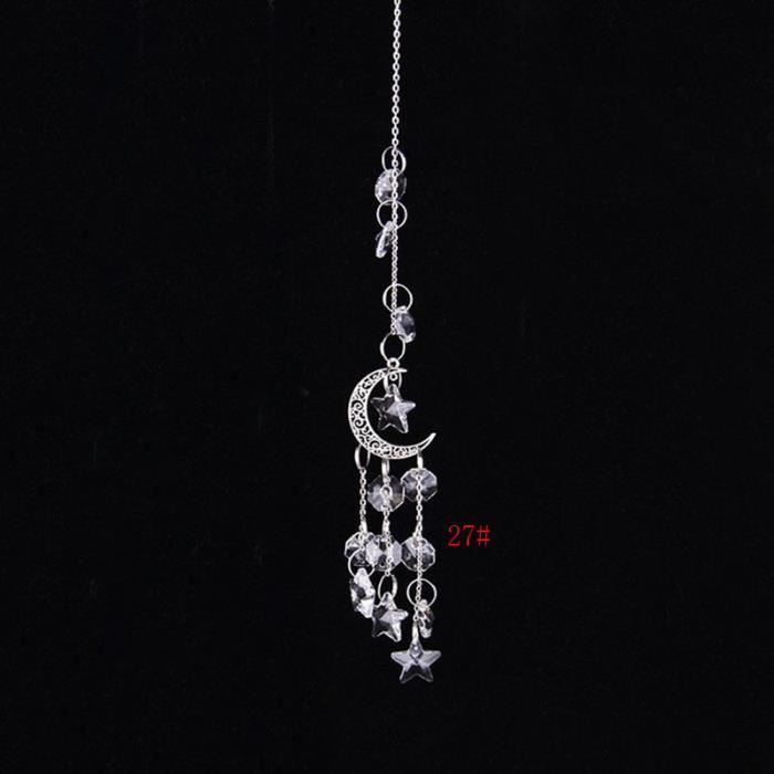 H&D Lot De 3 Pendentifs En Cristal Arc-en-ciel En Forme D'ange, Chakra