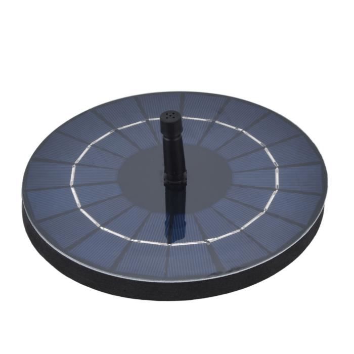 Fontaine flottante solaire ZJCHAO - 9V 3.5W - Matériau durable - Multifonctionnel - Filtre anti-colmatage
