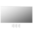 7416HomeFR•Miroir déco Moderne - Miroir Maison Salon sans cadre 120x60 cm Verre-1