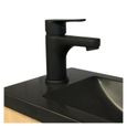 Robinet lave-mains noir mat - Mitigeur eau chaude / eau froide GRIFO - MOB-IN - Monotrou - Cuivre-1