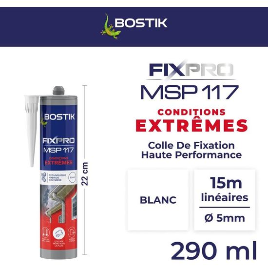 Bostik Mastic Colle Flexpro PU811 – Colle Et Jointe Tous Matériaux – Multi-Usages – Intérieur