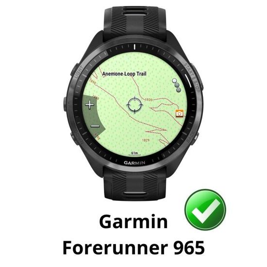 Coque compatible Garmin Forerunner 965 - Protection rigide étui transparent  écran verre trempé Phonillico® - Cdiscount Téléphonie