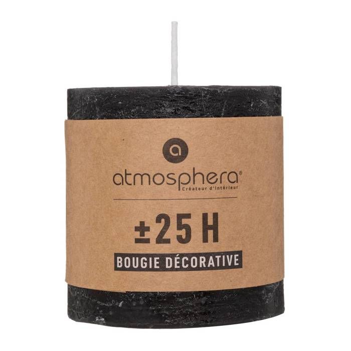 Bougie Rustique Couleur Jaune Atmosphera | La Redoute