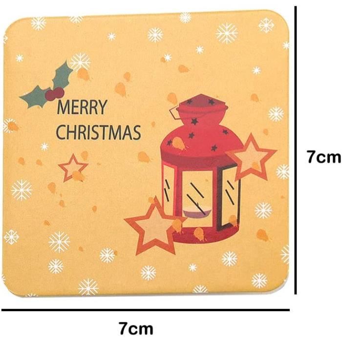 OUOQI 24 pièces Carte Cadeau de Noël,Carte de Noël,Mini Carte Noel,Carte  Voeux Noël avec Enveloppes et Autocollants,Noël Vacances Carte de Vœux, Cartes de Voeux de Noël Personnalisables (style1) : : Fournitures  de bureau