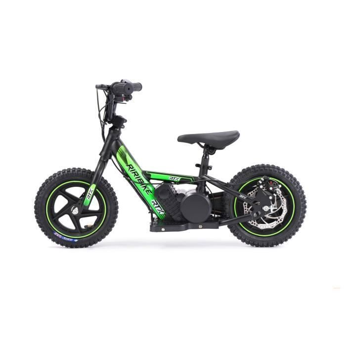 Draisienne électrique RIRIBIKE RTX3 24V – Moteur 100W, Batterie Lithium, 2 Vitesses, Bleu