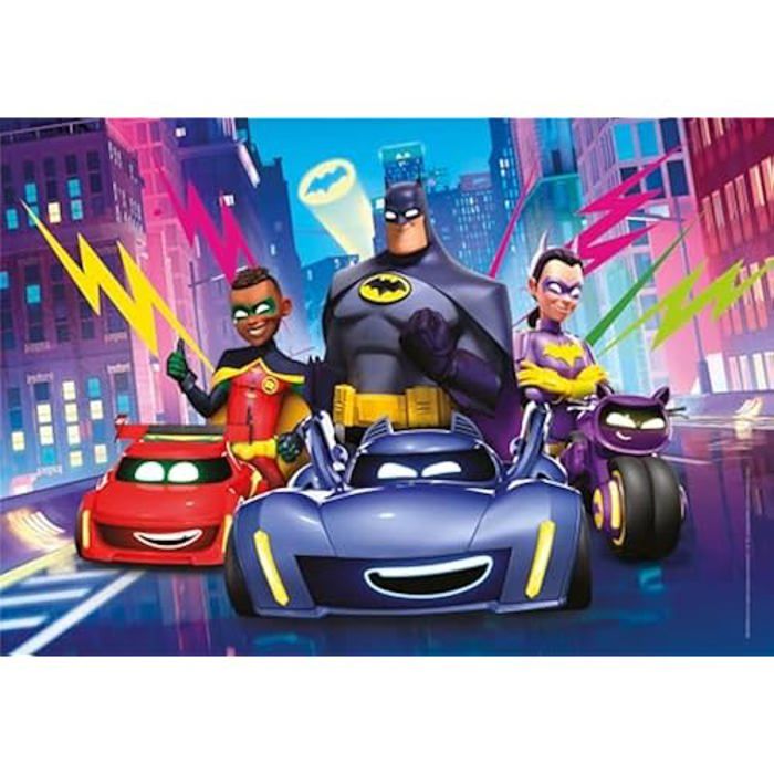 Puzzle Clementoni Supercolor Batwheels - 104 Maxi pièces - Enfants 4 ...