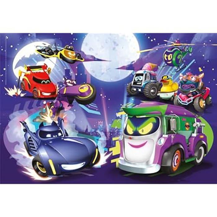 Puzzle Enfants - CLEMENTONI - Supercolor Batwheels - 60 Pièces ...