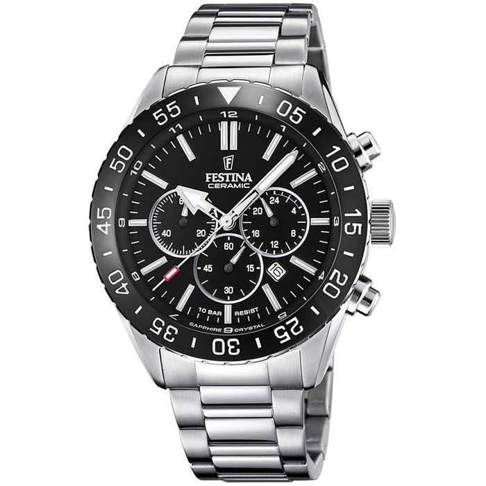 Montre Festina Chronographe noir FESTINA Homme Etanche 100m - Main Image