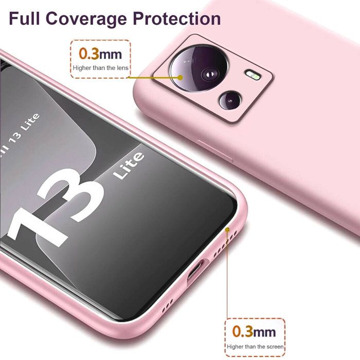 Pack Accessoires Xiaomi 13 Pro - Coque Silicone Noire + 2 Verres Trempés, Little Boutik, Neuf France