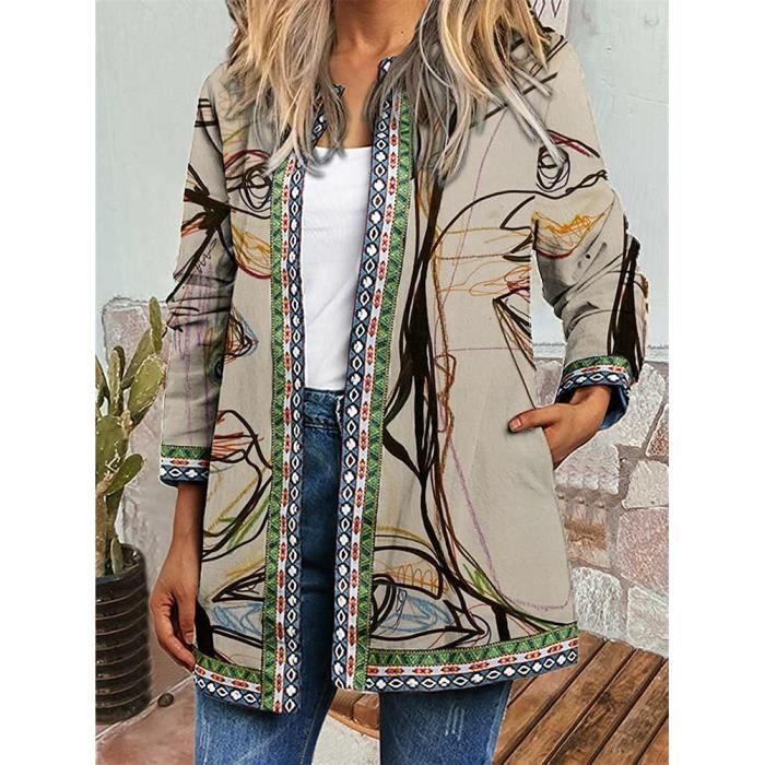 Manteau top ethnique chic