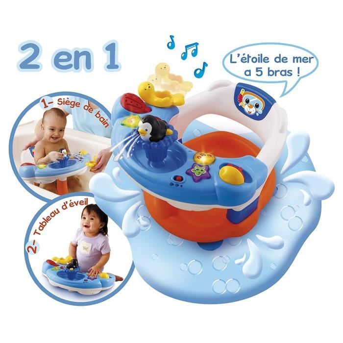 VTECH BABY - Jouet de Bain - Siège de bain interactif 2 en 1