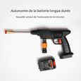 TD® Pistolet de lavage rechargeable Pistolet de lavage de voiture sans fil Machine de lavage de voiture à domicile-2