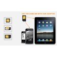 Adaptateur Carte Sim Pour Micro Sim Smartphone Android Tablette Ipad Format Sim Plastique YONIS-2