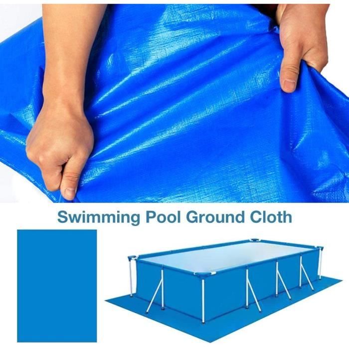 Tapis De Sol Pour Piscine Hors Terre - Protection Imperméable 274x274cm - Bleu