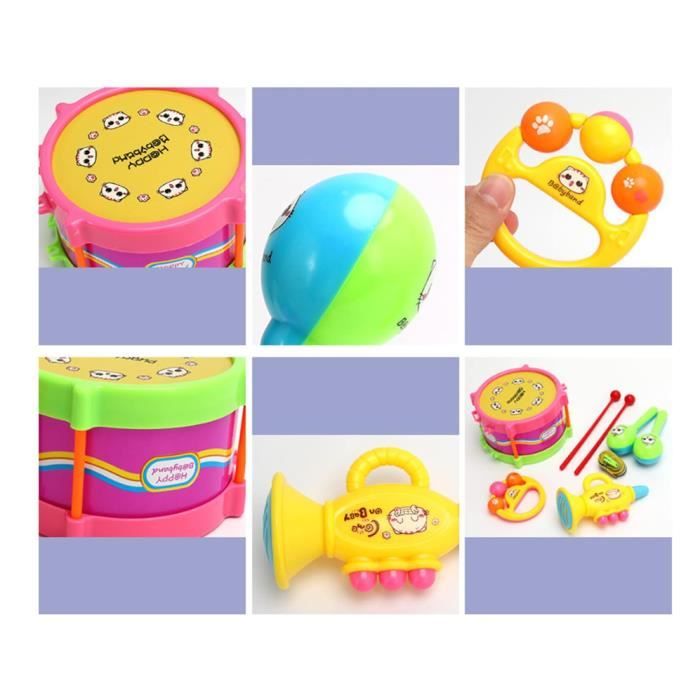 5 pièces Montessori enfants Instruments de musique jouets pour enfants Instrumen