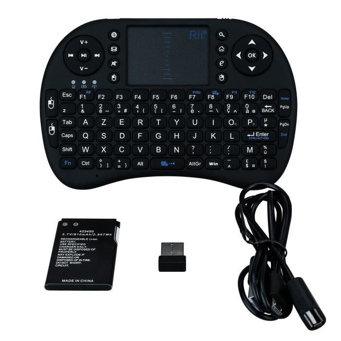Mini clavier Bluetooth pour IPHONE 11 Smartphone Sans Fil AZERTY