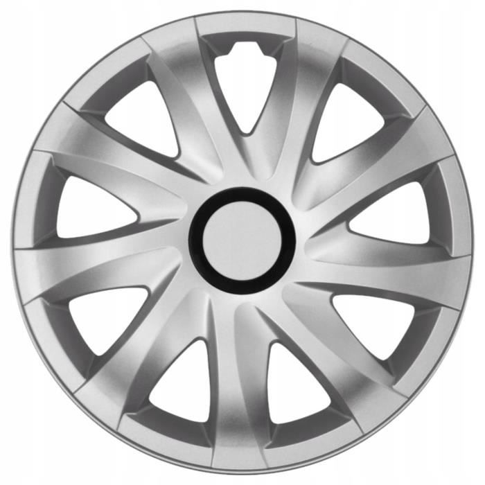 Enjoliveurs de roues RENAULT CLIO 3 15 Kit de 4 pieces - Cdiscount