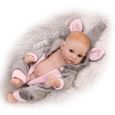LOLI®25cm bébé Reborn poupée Silicone Real Doll Kids jouets filles Bebes De Silicona-3