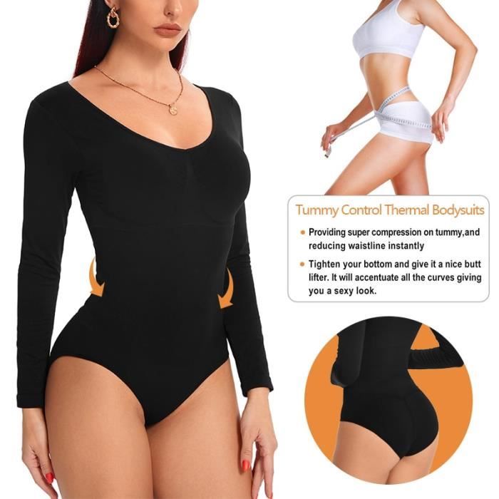 Generic BODY SOUS-VÊTEMENTS FEMME THERMIQUE & TECHNIQUE SPÉCIAL GRAND  FROID, DOUBLE FACE NOIR à prix pas cher